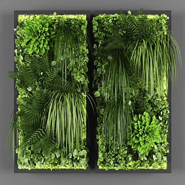 Poly-337709 Vert-490924 Vertical Garden 3D model image 1 