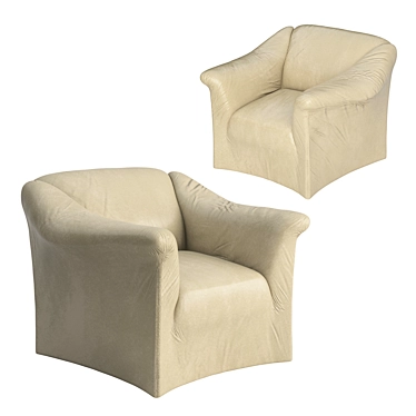 Italian Design: Tentazioni Lounge Chair 3D model image 1 