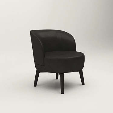 Luxurious Fendi Doyle Armchair 3D model image 1 