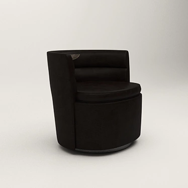 Elegant Duke Armchair by Bentley Home 3D model image 1 