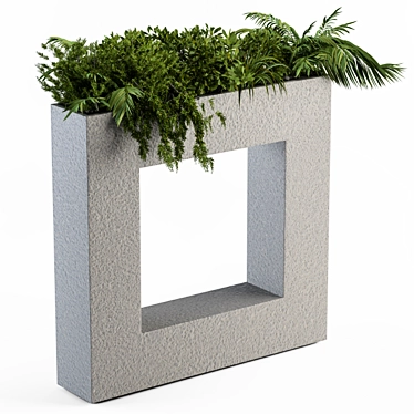 Concrete Box Plants 3D model image 1 