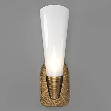 InoDesign Utopia 44.788 - Art Deco Brass Pendant 3D model image 1 