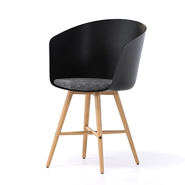 JYSK FAVRBJERG: Sleek Dining Chair 3D model image 1 
