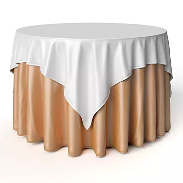 Round Tablecloth Oriental Restaurant