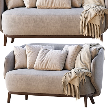 Bosc CONCHA | Stylish Sofa 3D model image 1 