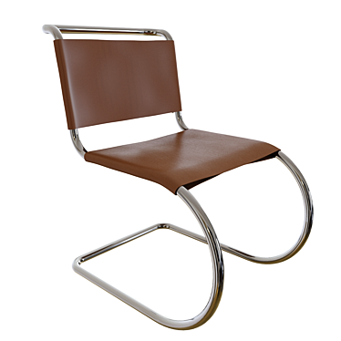 Minimalist MR Side Chair 3D model image 1 