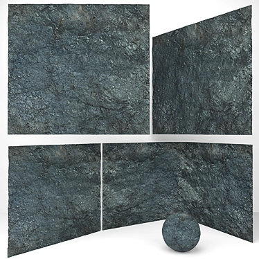 Rock Cliff Wall Texture Pack | 6K Resolution 3D model image 1 