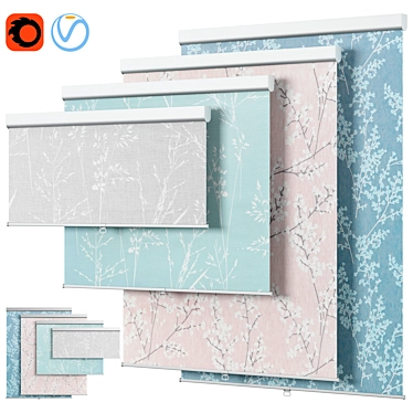 Customizable Roller Blinds | John Lewis & Partners 3D model image 1 