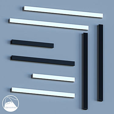 Versatile Sconce Stick: Multiple Sizes & Modern Design 3D model image 1 