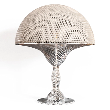 Elegant Crystal Desk Lamp 3D model image 1 