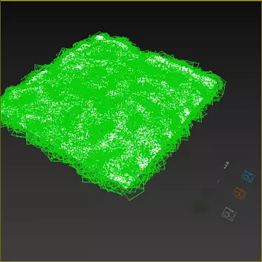 Bryozo Lawn: Corona Scatter-Enabled 20x20m Meadow 3D model image 1 