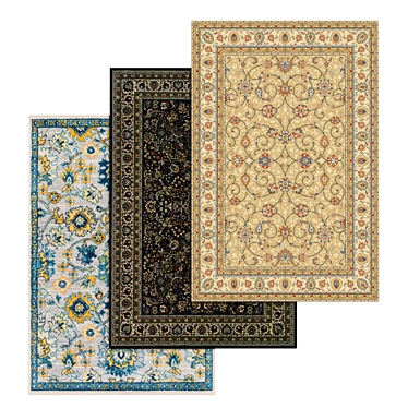 Title: High-Quality Carpet Set 3D model image 1 