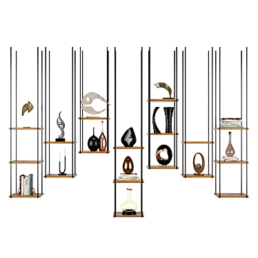  Space-Saving Shelving for Files 3D model image 1 