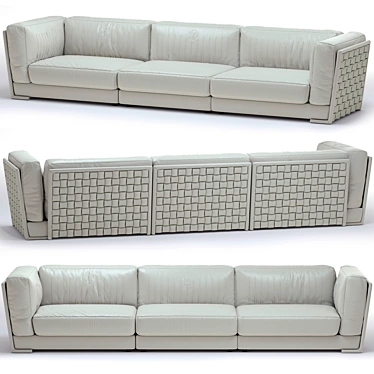 Elegant Durini Sofa by VittoriaFrigerio 3D model image 1 