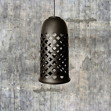Elegant Ceramic Pendant Light 3D model image 1 