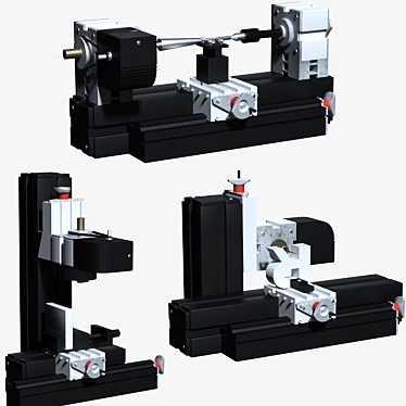 Modular Unimat: Versatile Machining Solution 3D model image 1 