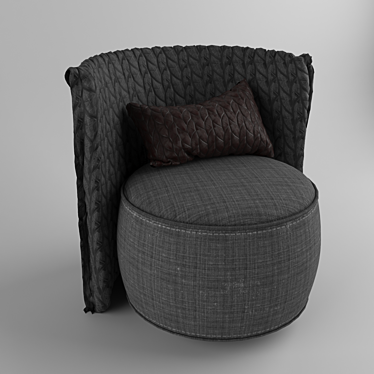 B&B Armchair: Sleek & Stylish Seating 3D model image 1 