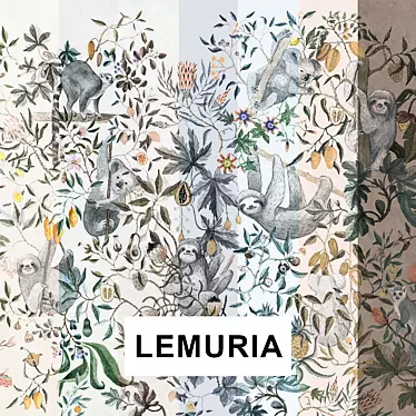 Lemuria Vinyl Wallpapers | Factura 3D model image 1 