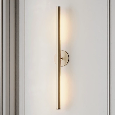 Formation Double Wall Sconce: Contemporary Aluminium Light 3D model image 1 