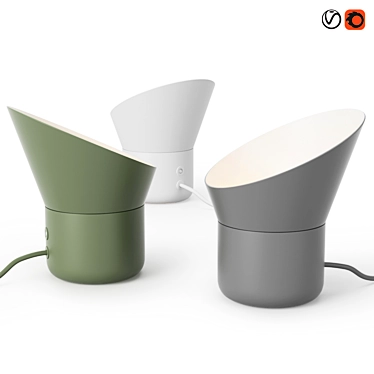 Muuto Up Table Lamp - Sleek and Stylish Lighting 3D model image 1 