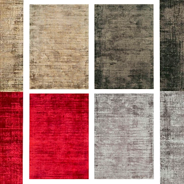 Vintage Rug Collection 3D model image 1 