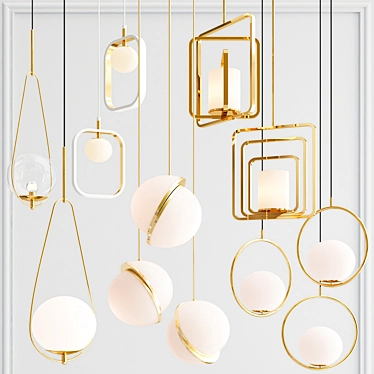 Modern Pendant Lamp Collection 3D model image 1 