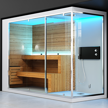 Luxury Sauna & Hammam: Embrace the Ethos of Relaxation 3D model image 1 