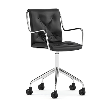 Sleek Ergonomic Office Chair 3D model image 1 