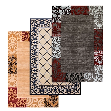 Luxury Carpet Set | High-Quality Textures & Multiple Variants 3D model image 1 