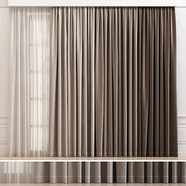 Revamped Curtain 650 3D model image 1 