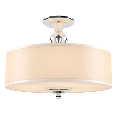 Newport Crystal Ceiling Light 3D model image 1 