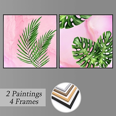 Multi-Piece Wall Art Set 3D model image 1 