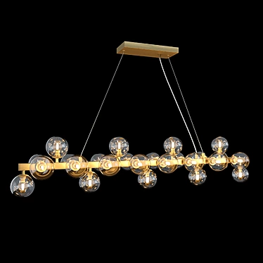 Maytoni Dallas MOD547PL-25G Pendant - Golden Glass, 25 Lights 3D model image 1 