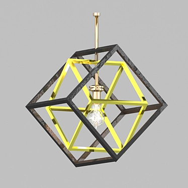 Rattan Lamp: Stylish and Modern 3D model image 1 