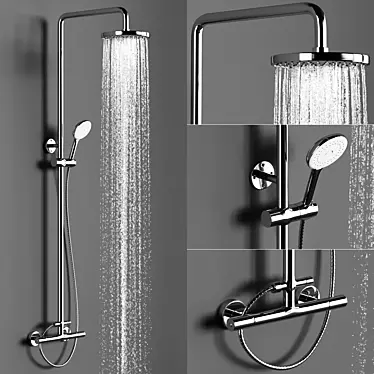 Dual Function Shower Faucet 3D model image 1 