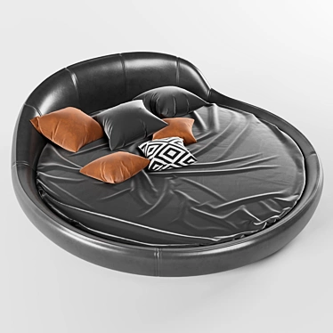 Elegant Jazz Night Bed 3D model image 1 