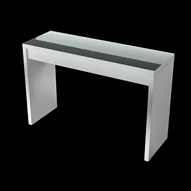 Ikea MALM Vanity Table 120x41 cm 3D model image 1 