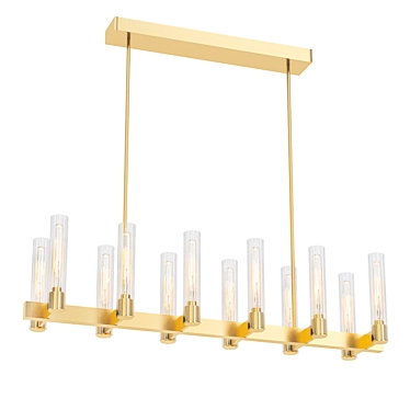 Elegant Pastis Chandelier 3D model image 1 