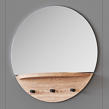 Heavenly Enzo - Decorative Bathroom Mirror 3D model image 1 