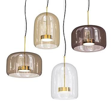 Elegant JUBE SP Pendant Light 3D model image 1 