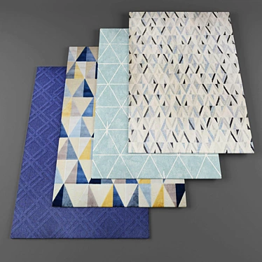 Elegant Collection: De Dimora Rugs! 3D model image 1 