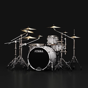 Tama Performer Drum Set: Smooth, Adjustable, and Versatile 3D model image 1 