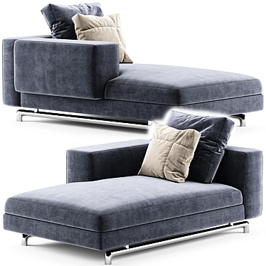 Elegant Sherman Chaise Lounge 3D model image 1 