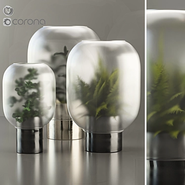 MistGlow Planter 3D model image 1 