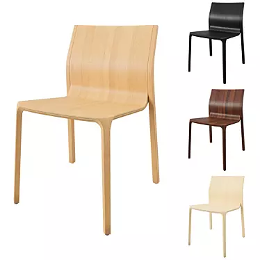 Modern Ondarreta Silu Chair 3D model image 1 