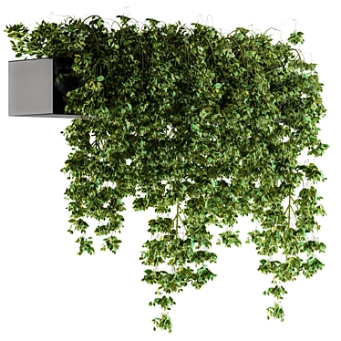 Lush Hanging Ivy in Pot 3D model image 1 