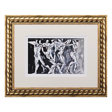 Classic Framed Art: Frame_KL 25 3D model image 1 