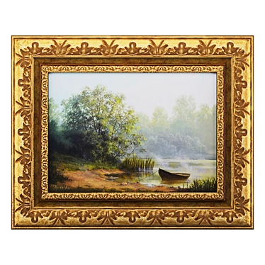 Classic Frame Art Piece 3D model image 1 