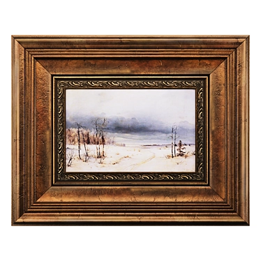 Elegant Framed Artwork 3D model image 1 