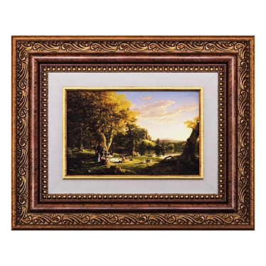 Elegant Frame KL 37 3D model image 1 